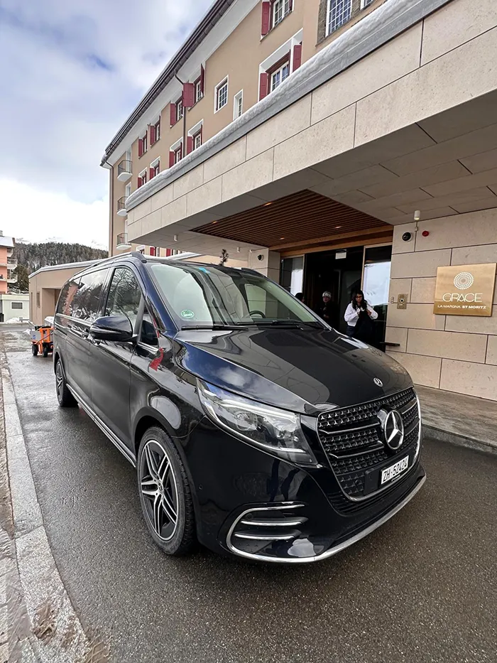 Ankunftsbereich des Hotels GRACE LA MARGNA St. Moritz in den Schweizer Alpen