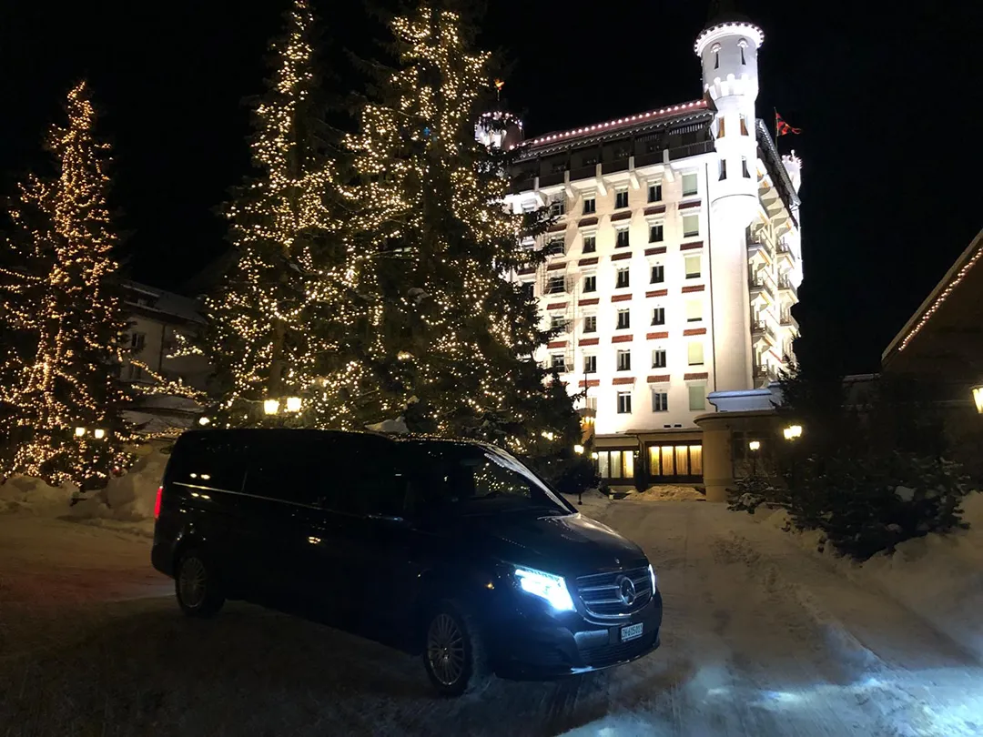 Architektur und Hotelatmosphäre im Gstaad Palace