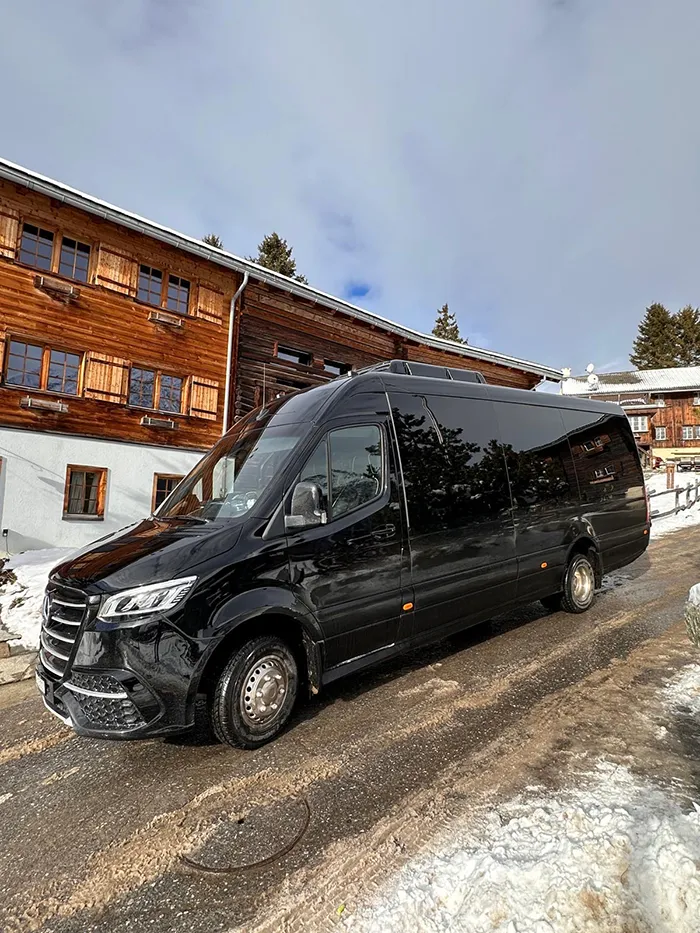 Ankunftsbereich des Hotels Guarda Val Lenzerheide in den Schweizer Alpen
